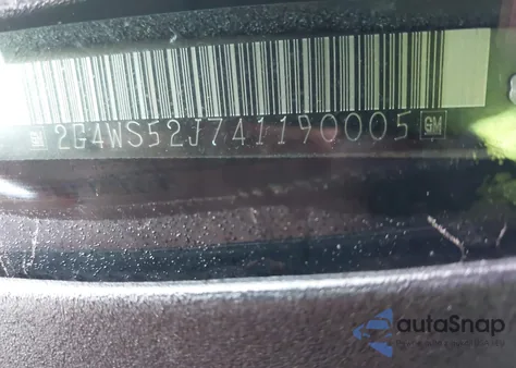 2004 Buick Century from USA, damaged, VIN 2G4WS52J741190005